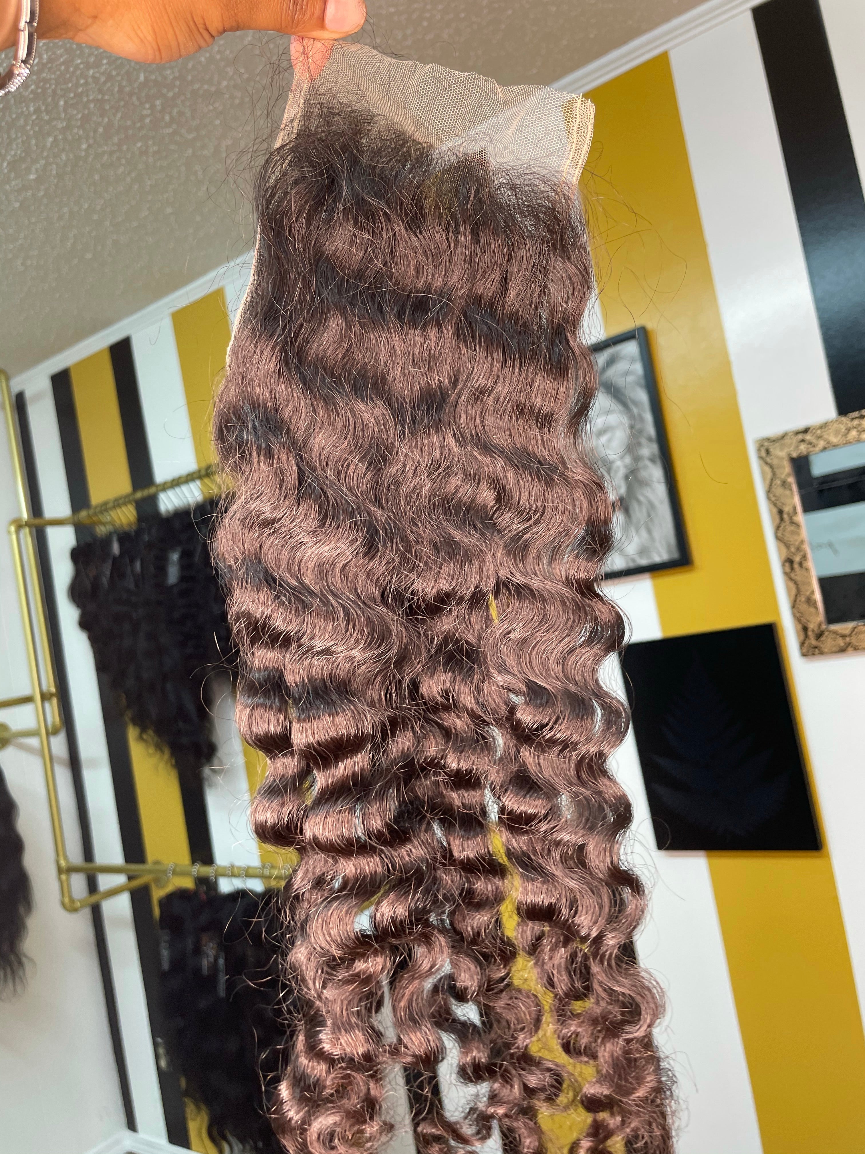 Burmese Curly/Wavy 5x5 Closure